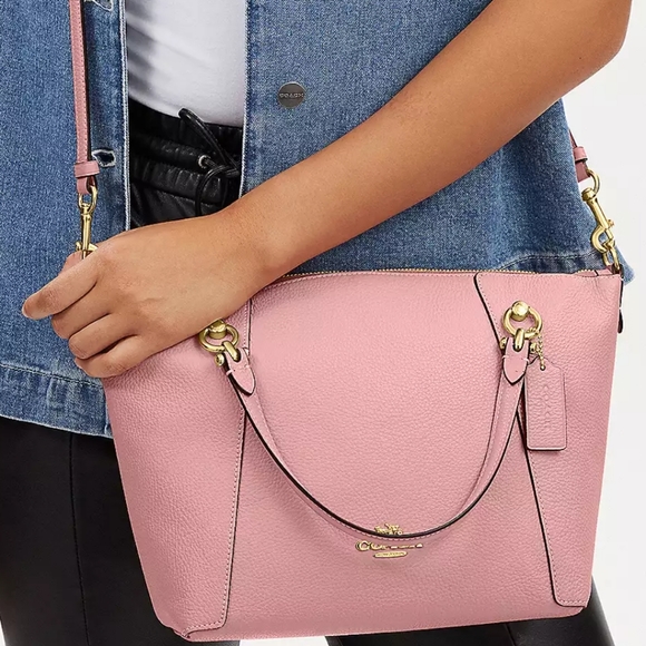 New! Kacey Satchel in True Pink 🩷🩷🩷🩷🩷